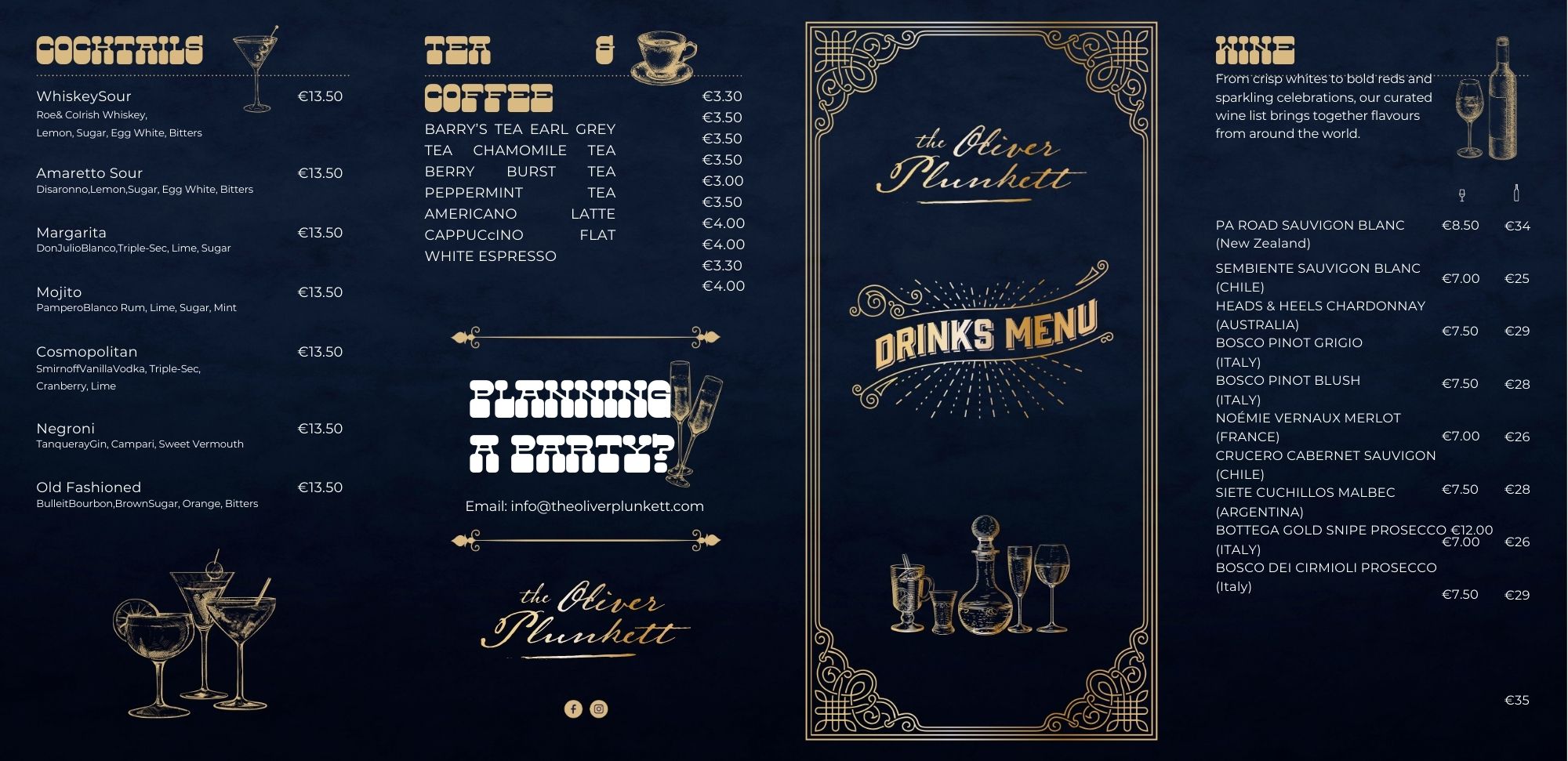 drinks page 1